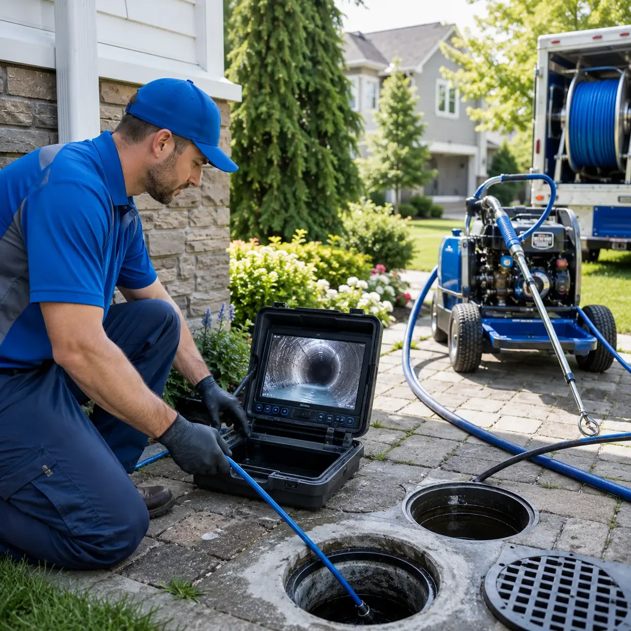 Outdoor drain cleaning professionals serving Limington, ME
