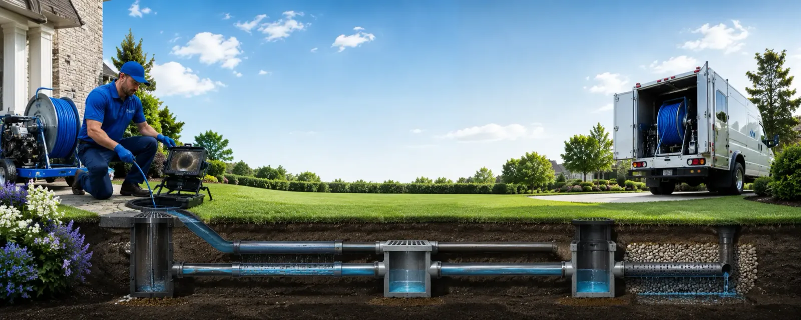 Outdoor drain cleaning information for Limington, ME